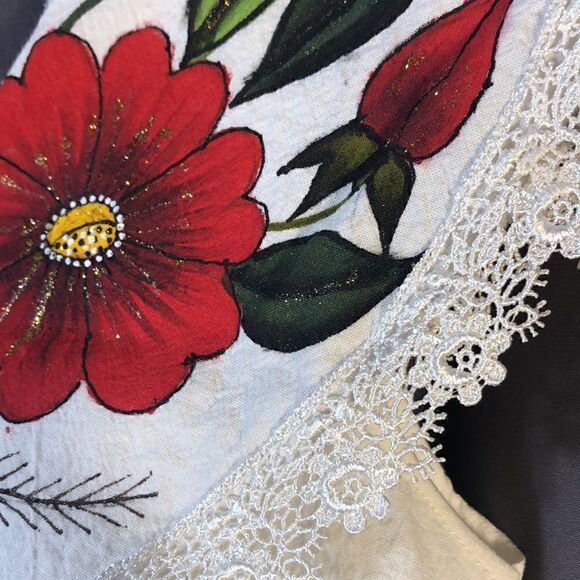 Girls handmade, hand painted dress size 10 - Picture 4 of 4